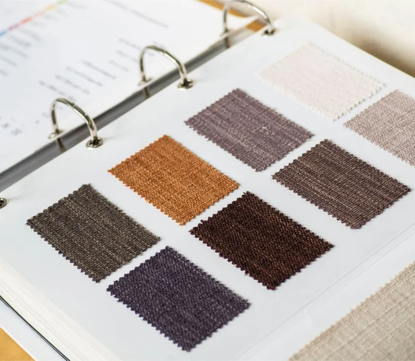 Organised physical material samples
